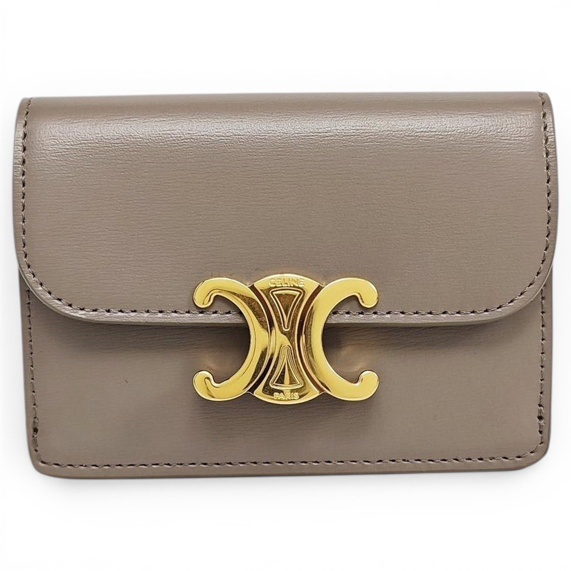 Triomphe leather handbag