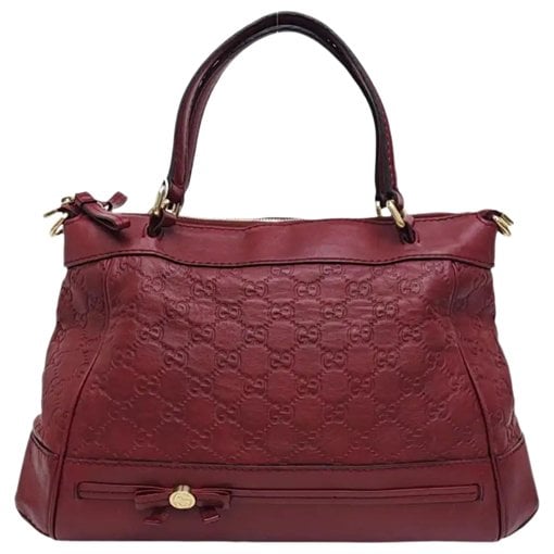Leather handbag