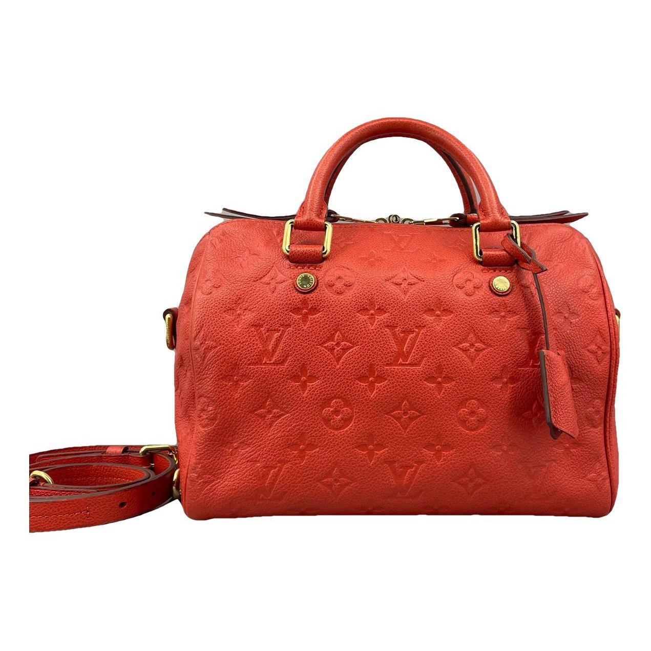 Speedy leather handbag