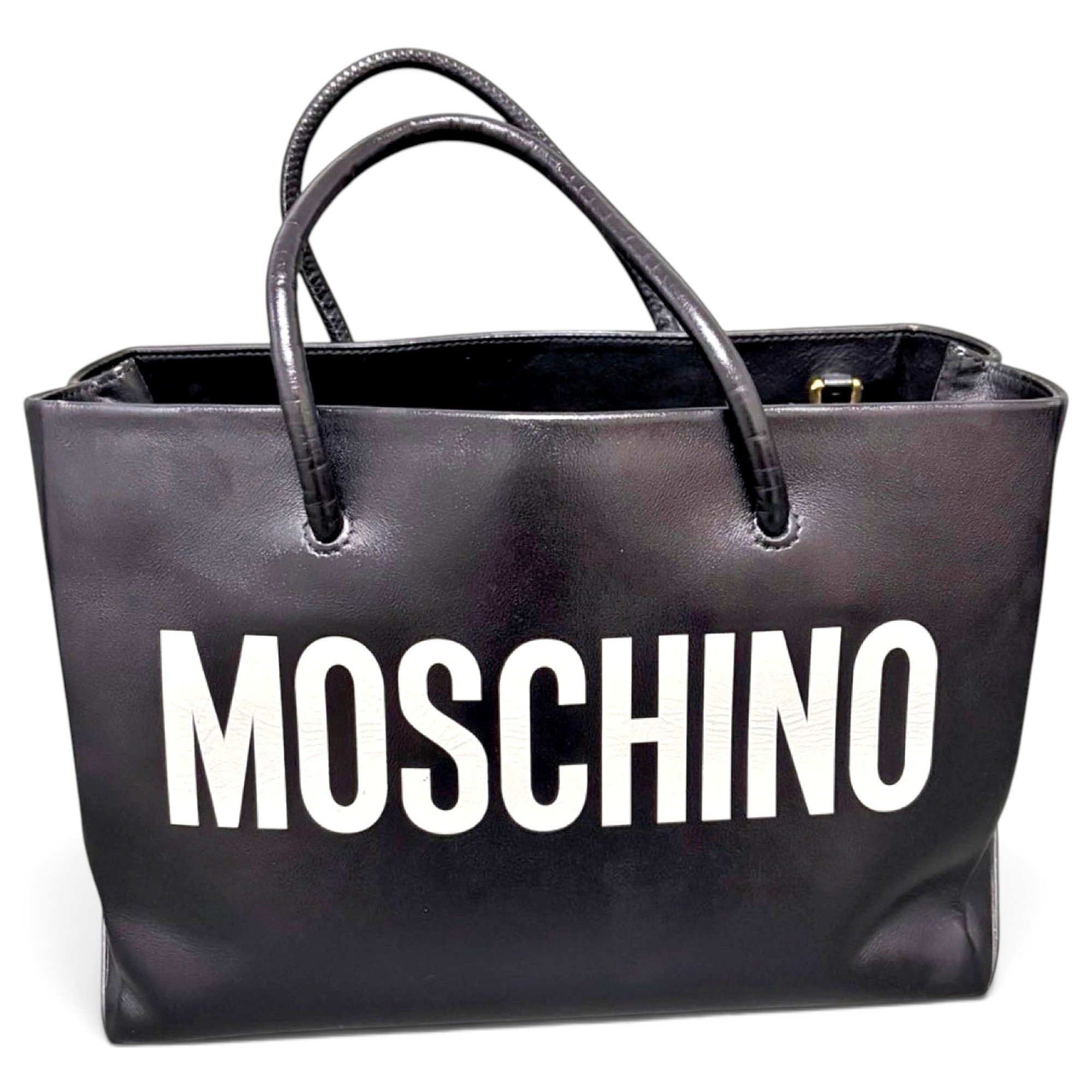 Leather tote