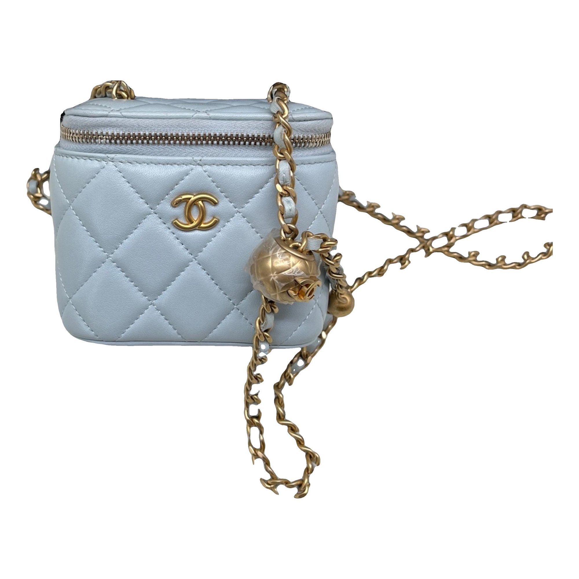 Trendy CC Vanity leather handbag