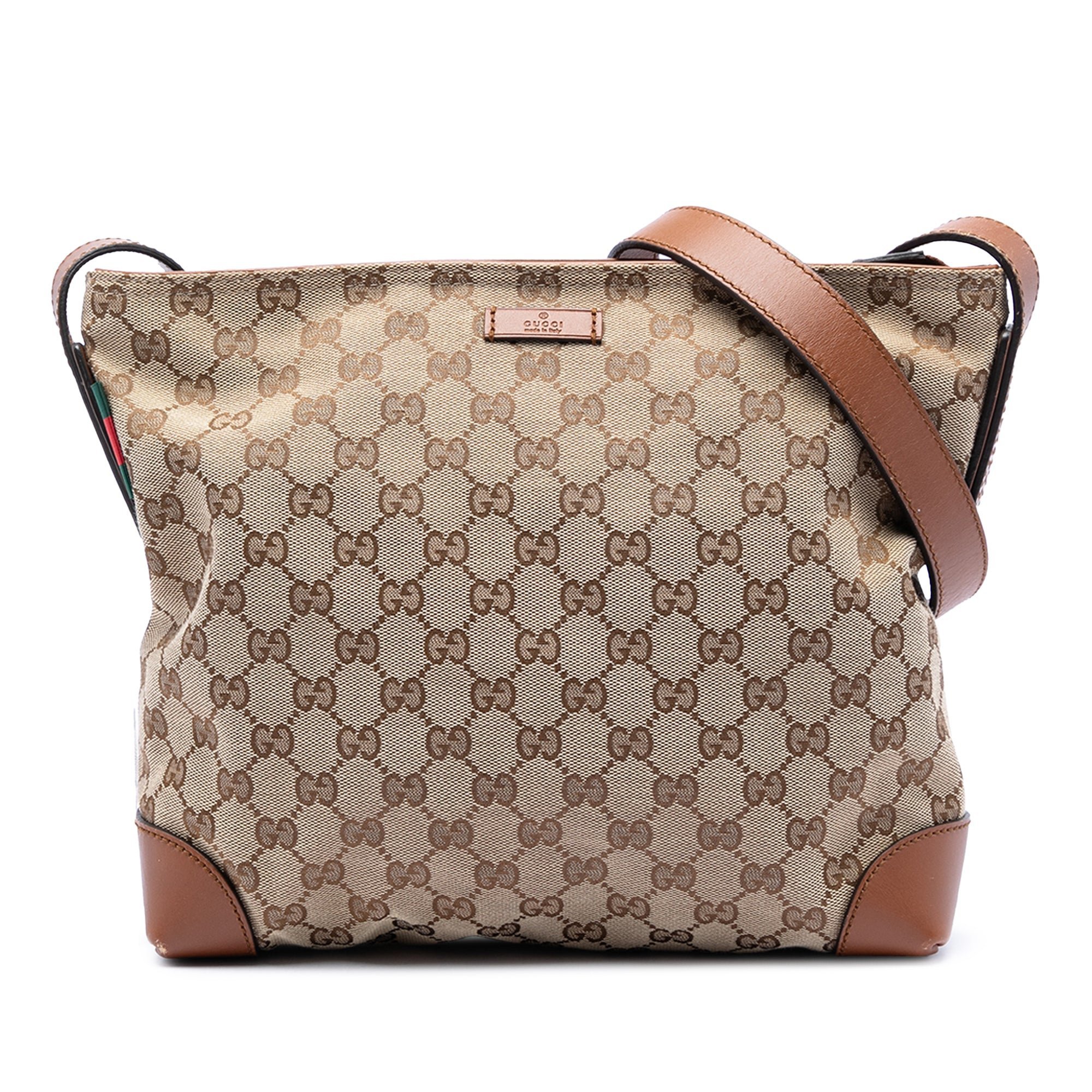 Gucci B leather handbag