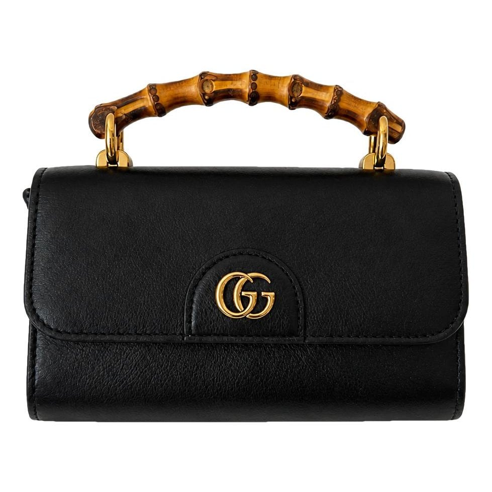Diana Bamboo leather mini bag