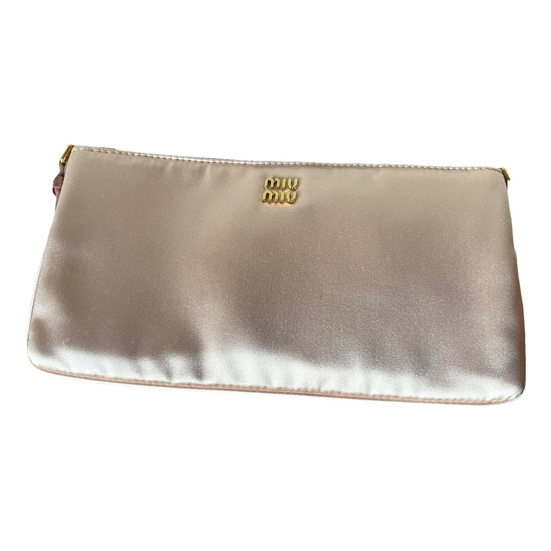 Silk clutch bag