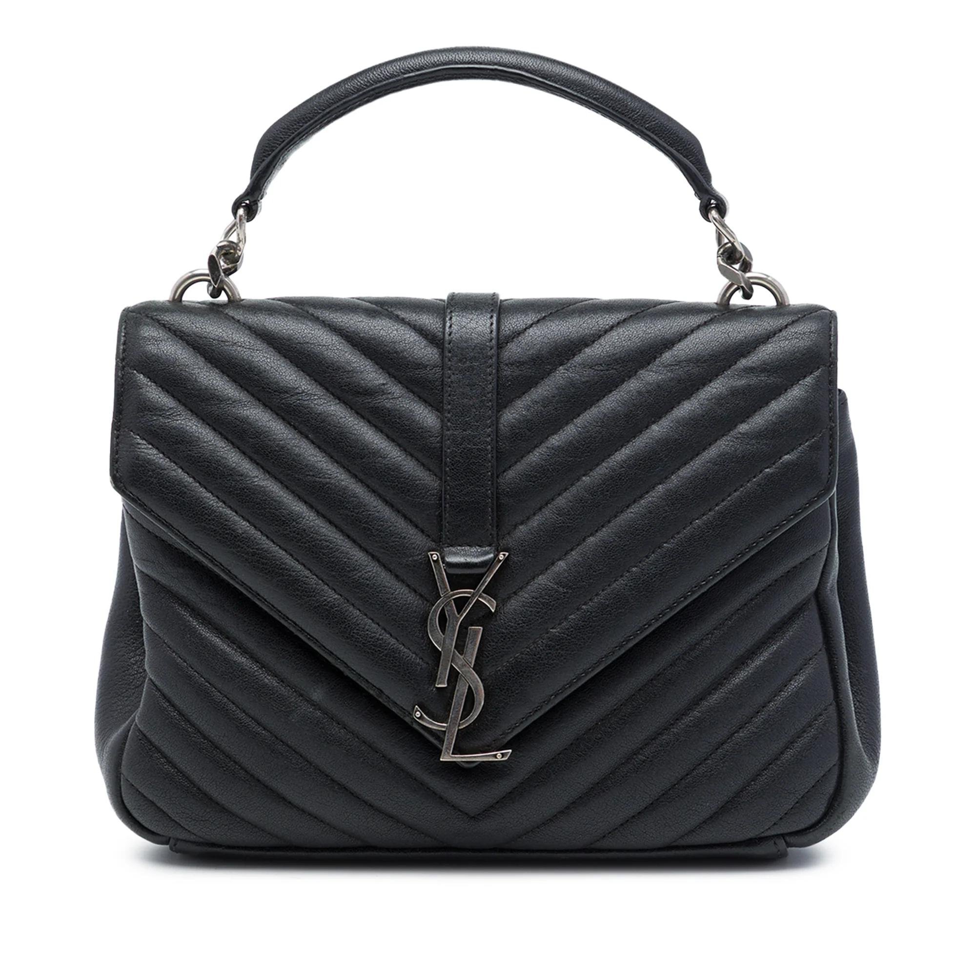 Collége monogramme leather handbag