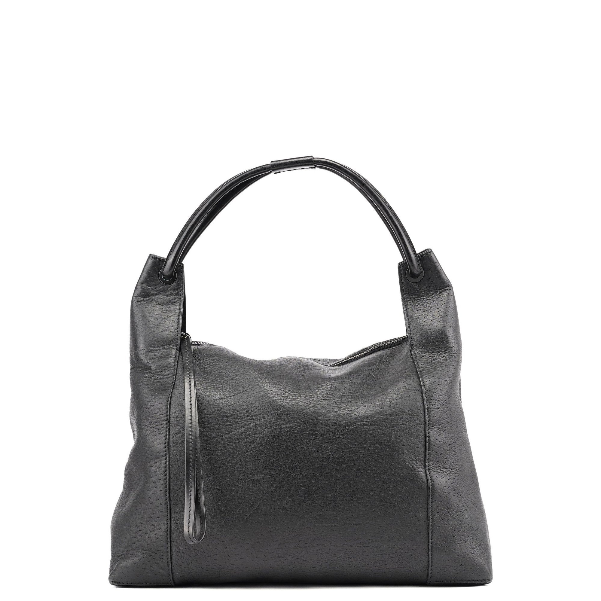 Hobo leather handbag