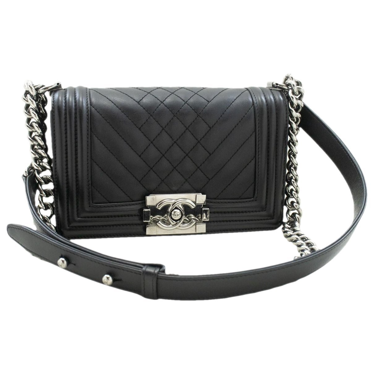 Boy pony-style calfskin handbag