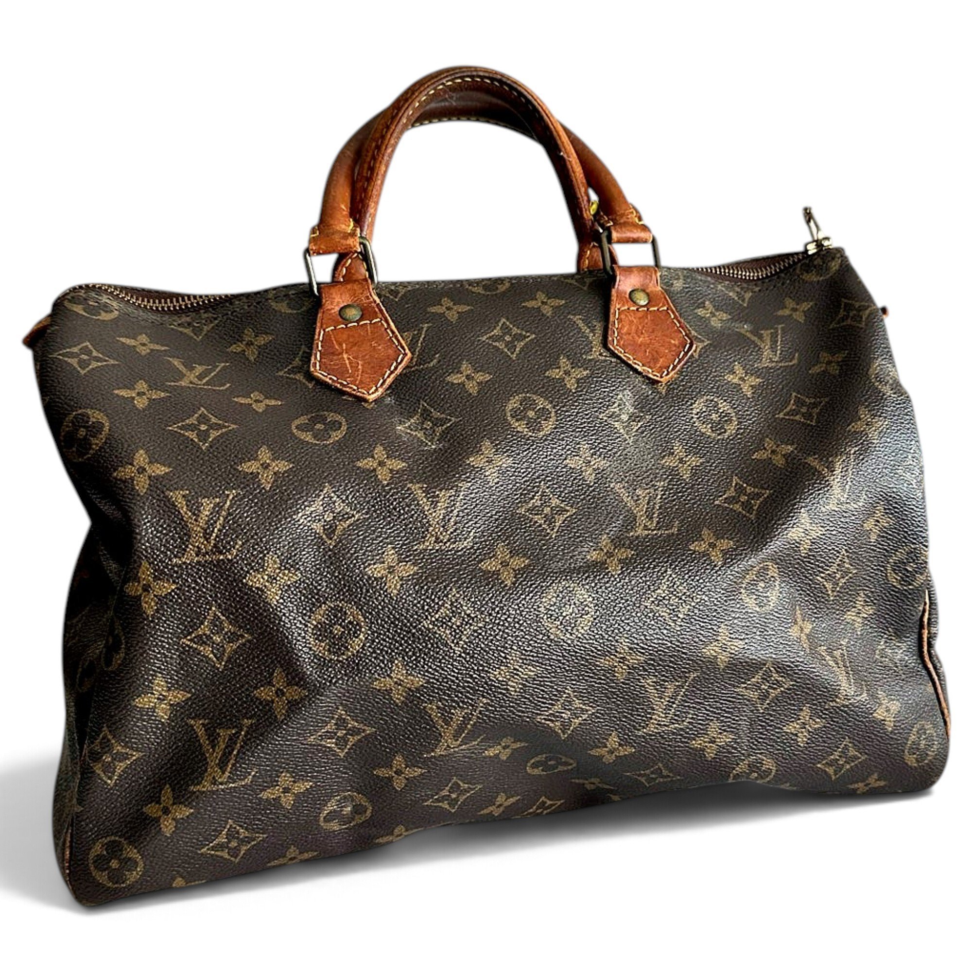 Speedy leather handbag