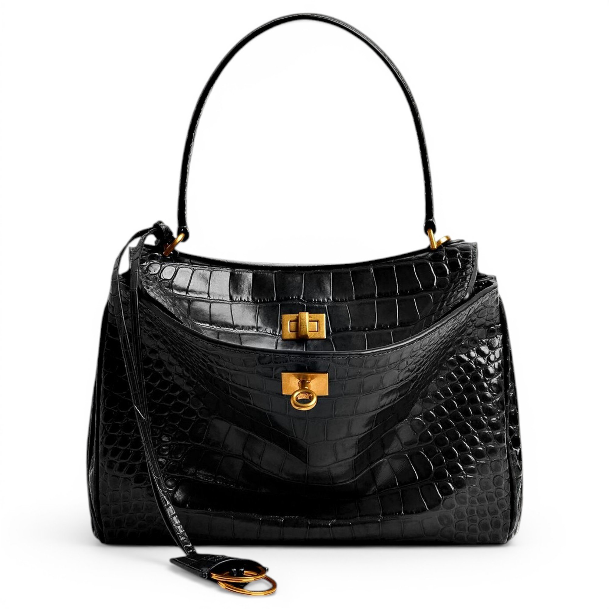 Rodeo leather tote