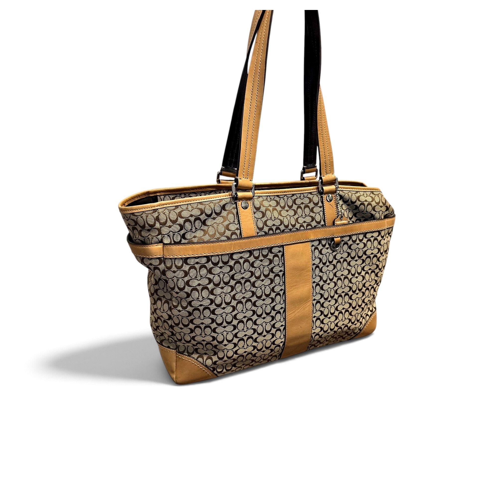 CITY ZIP TOTE leather bag
