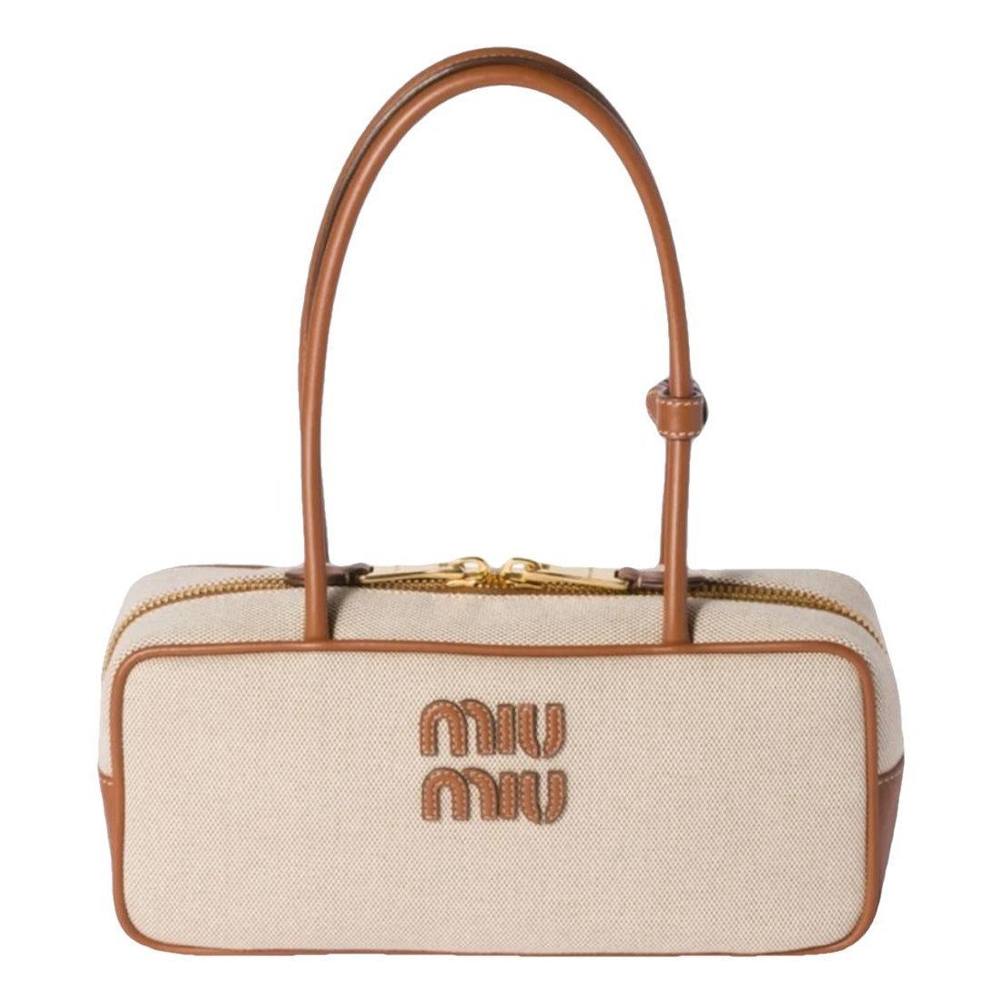 Miu Miu Beau leather tote