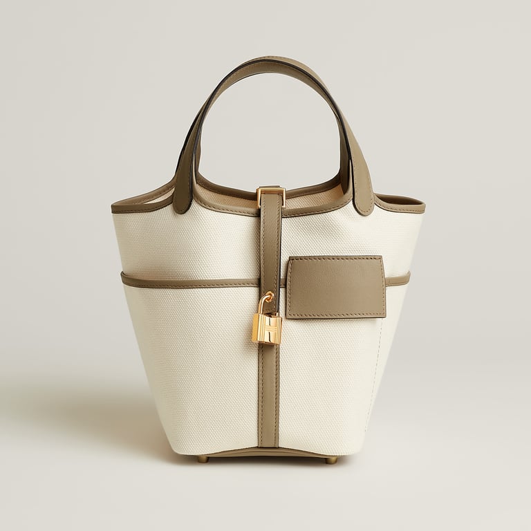 Hermès Picotin 18 in Écru/Beige Marfa