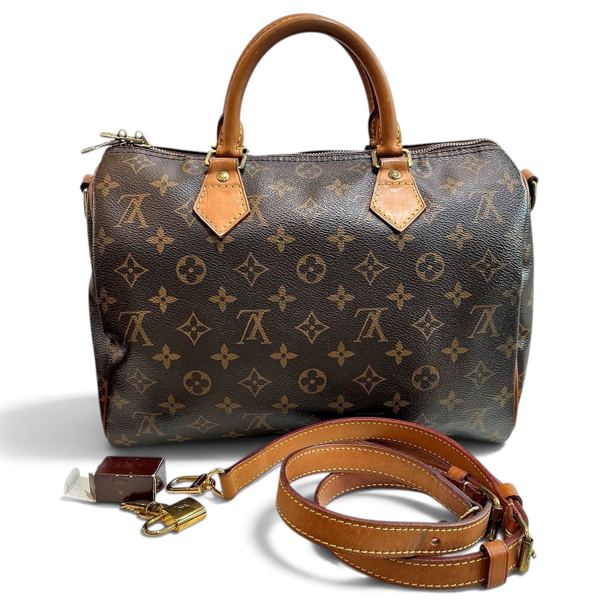Louis Vuitton Speedy Bandoulière leather handbag