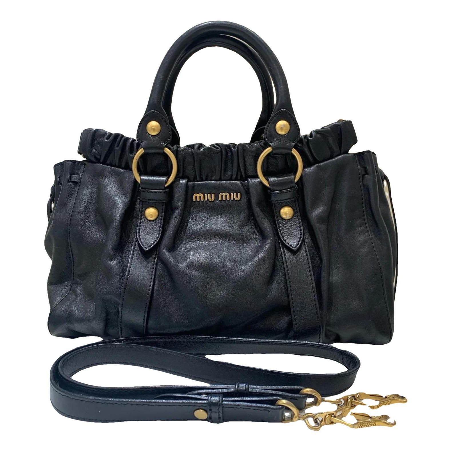 Leather tote