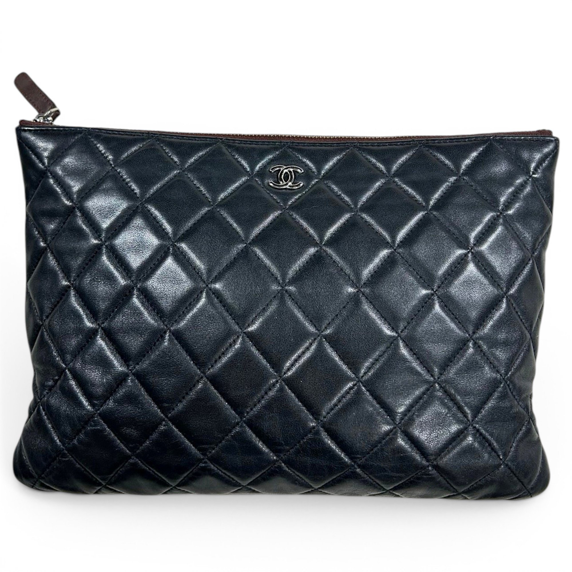 Timeless/Classique leather clutch bag