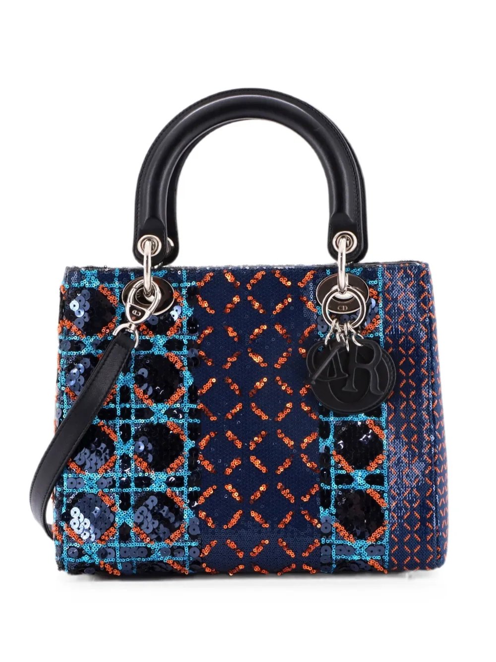 Lady Dior Bag Sequin Jacquard Medium satchel