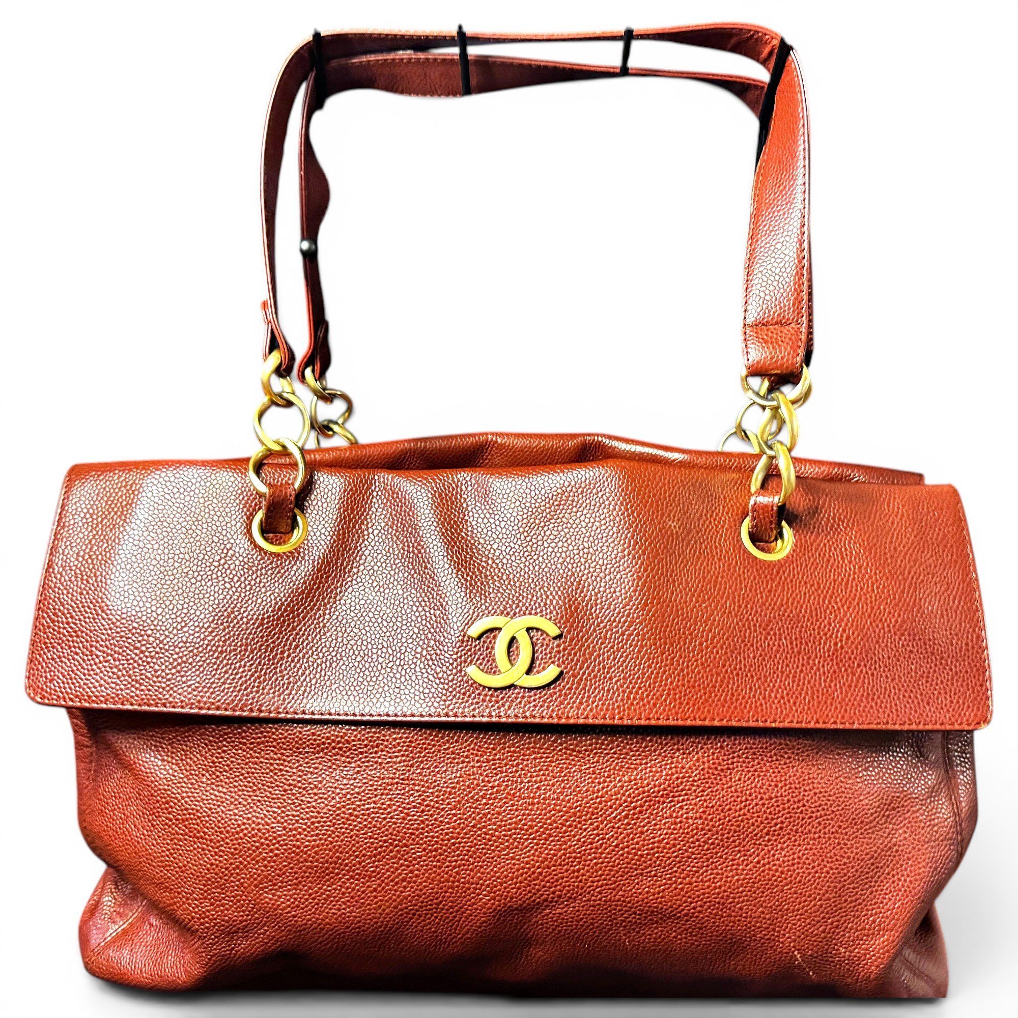 Leather tote