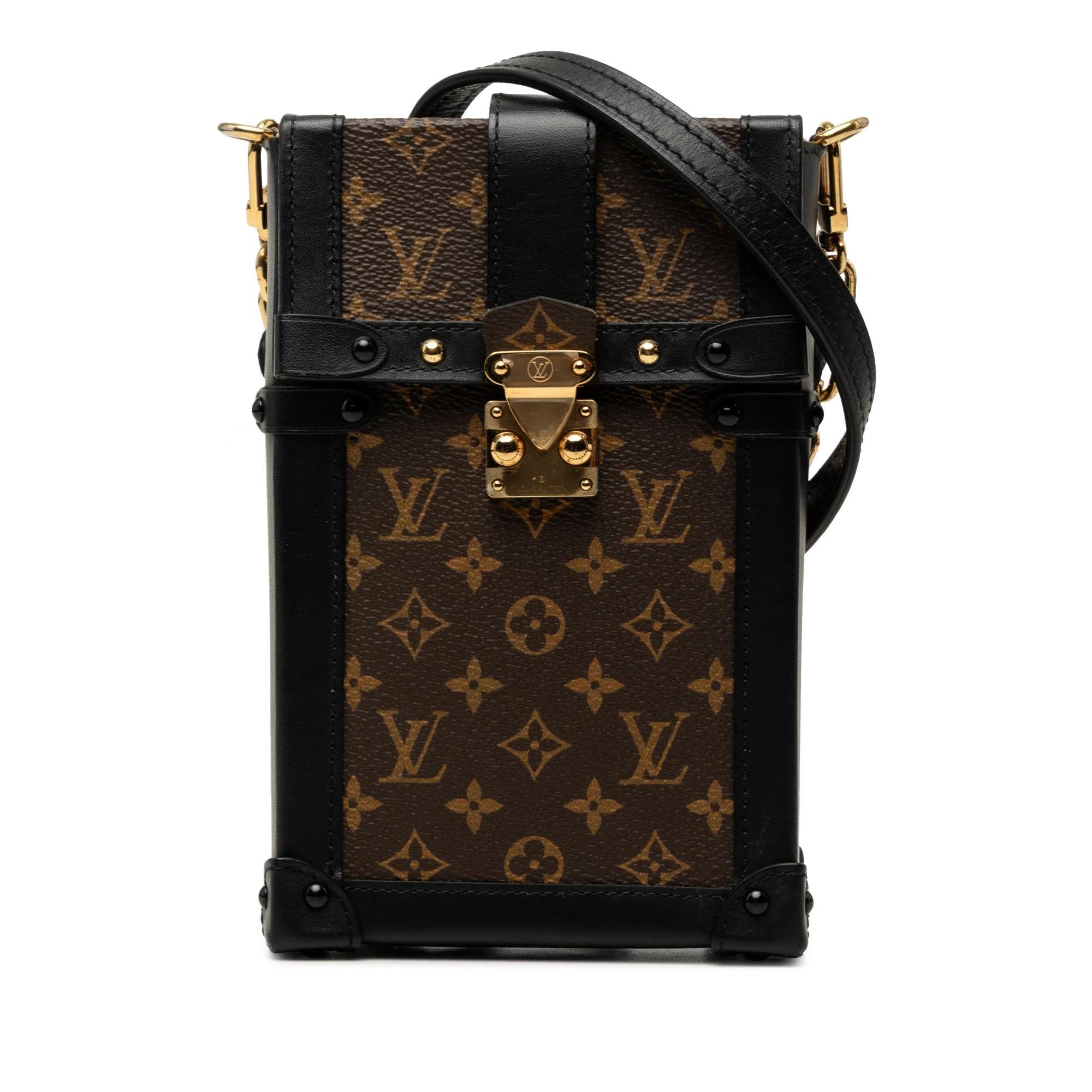 Pochette Trunk leather clutch bag