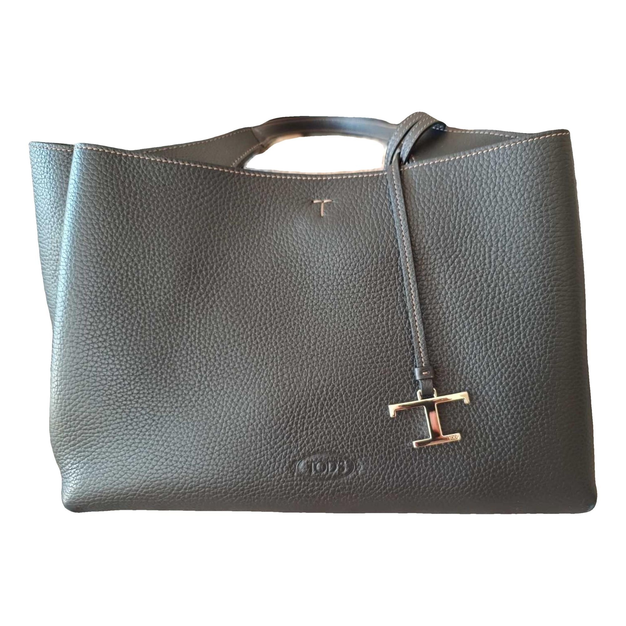 Tod's Shopping Media leather tote