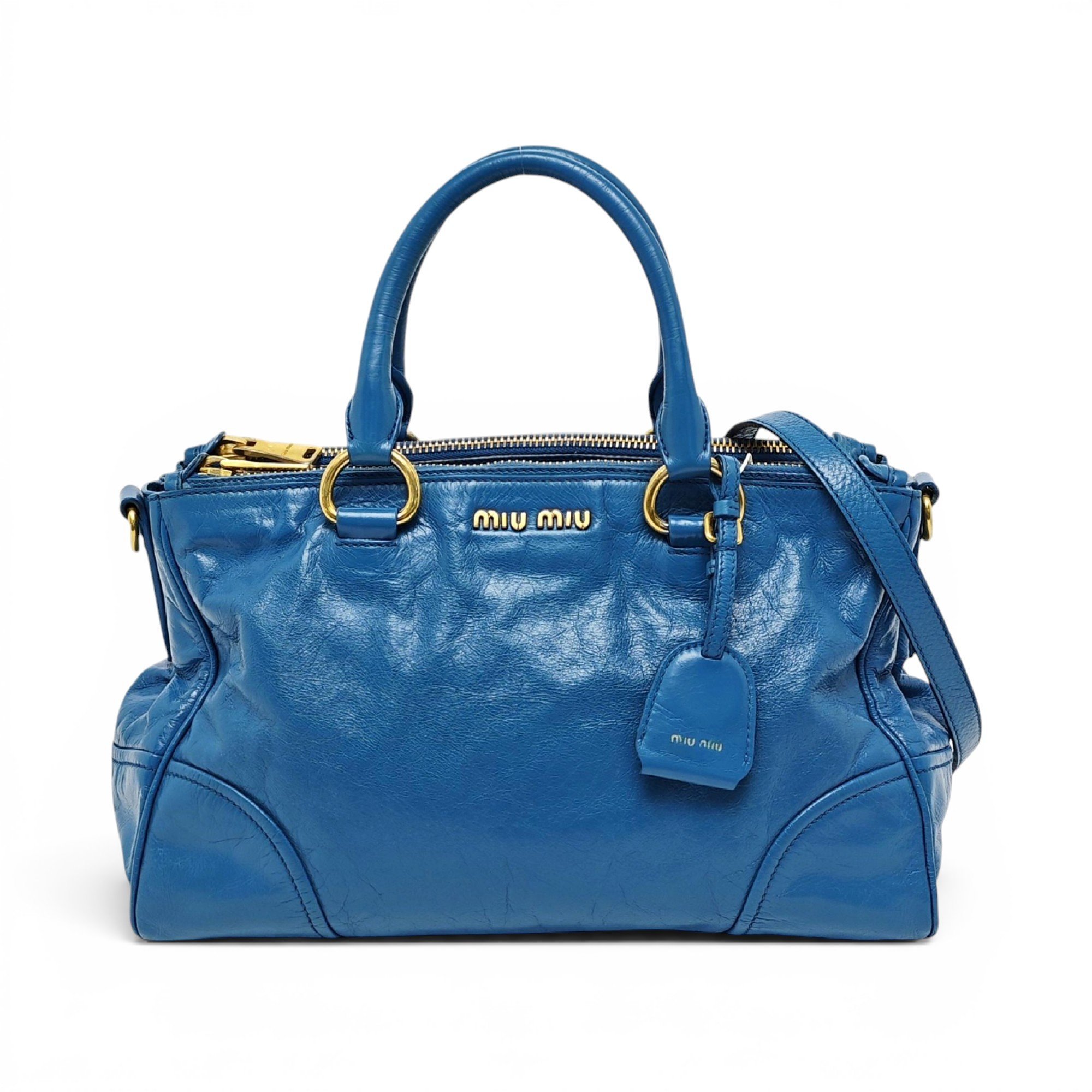 Leather handbag