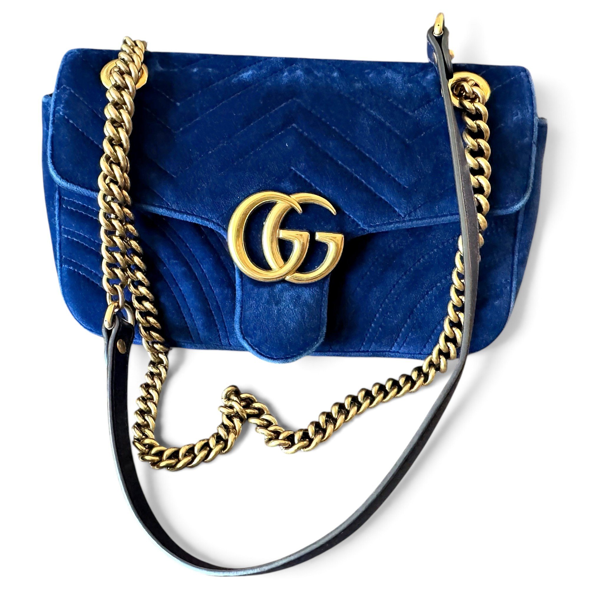 GG Marmont velvet handbag