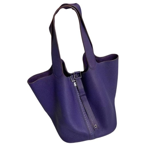 Picotin leather handbag