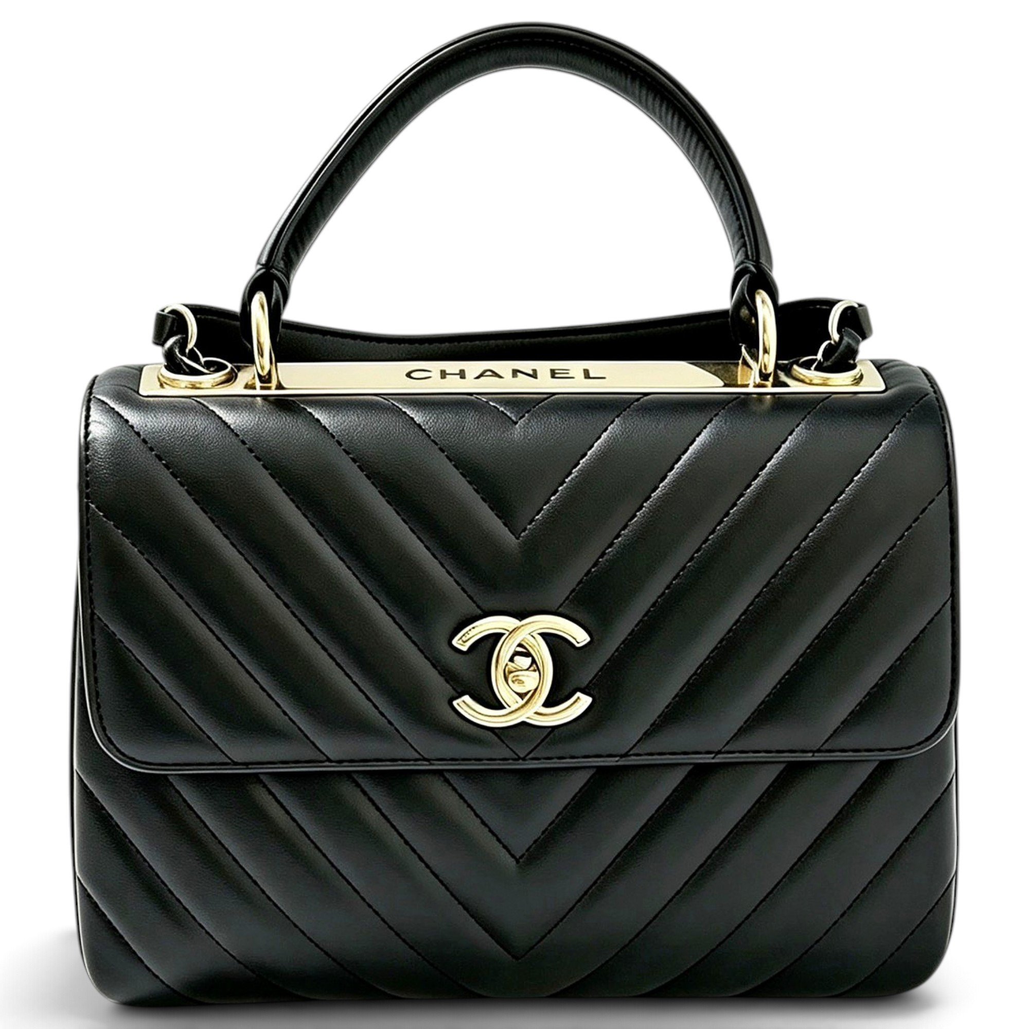 Coco Handle leather handbag