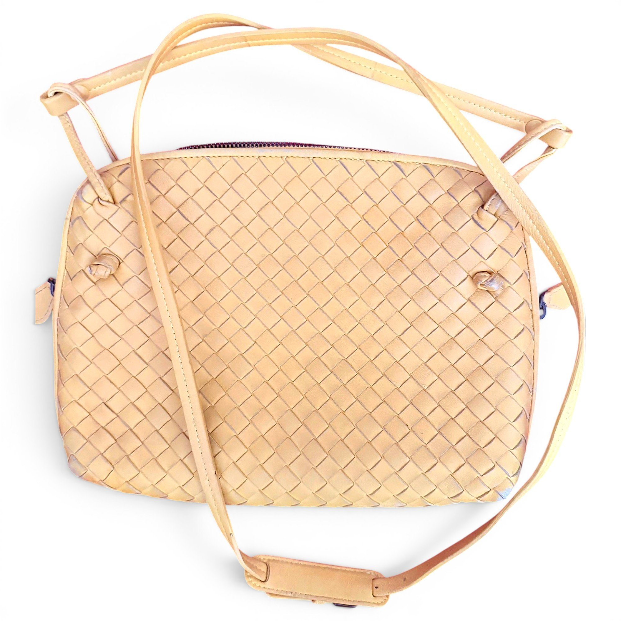 Loop leather crossbody bag
