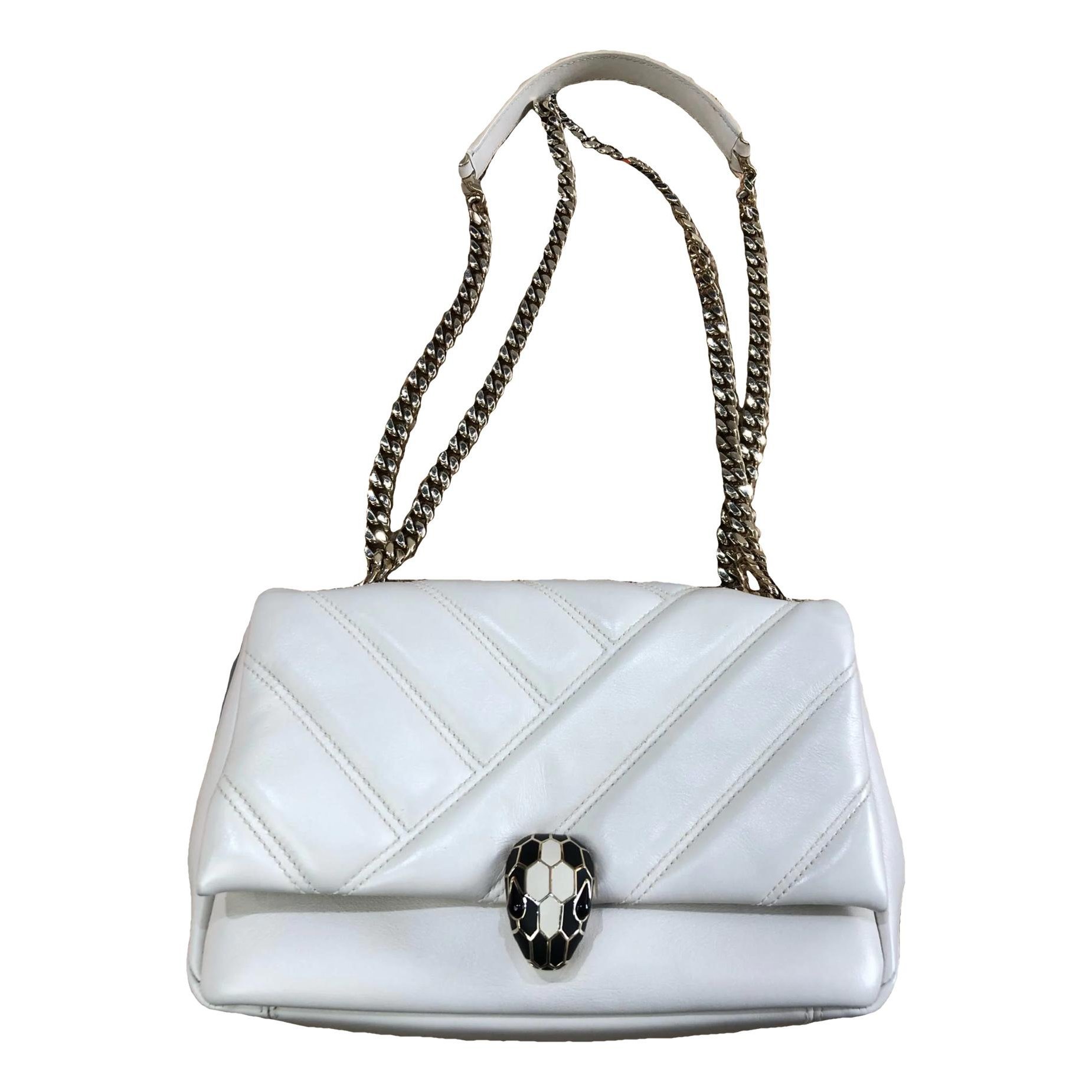 Serpenti leather crossbody bag