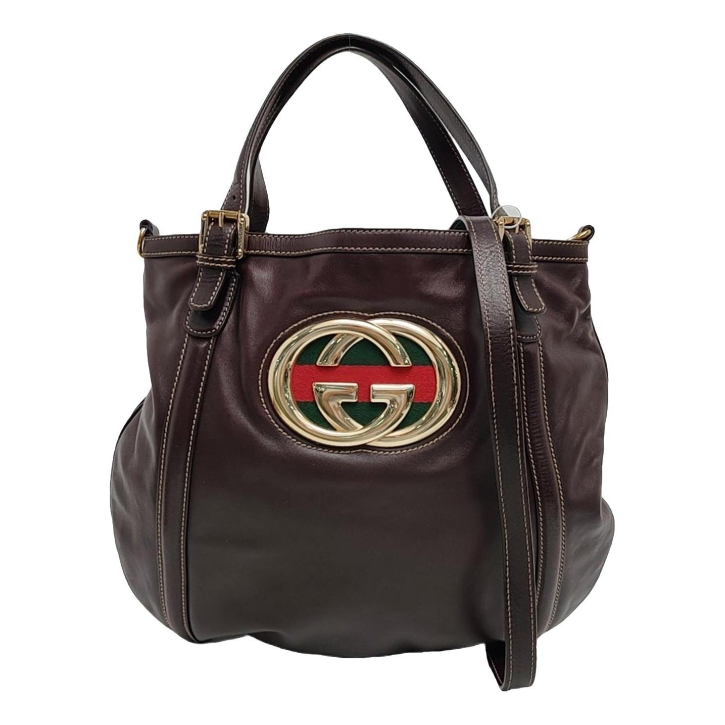 Britt leather handbag