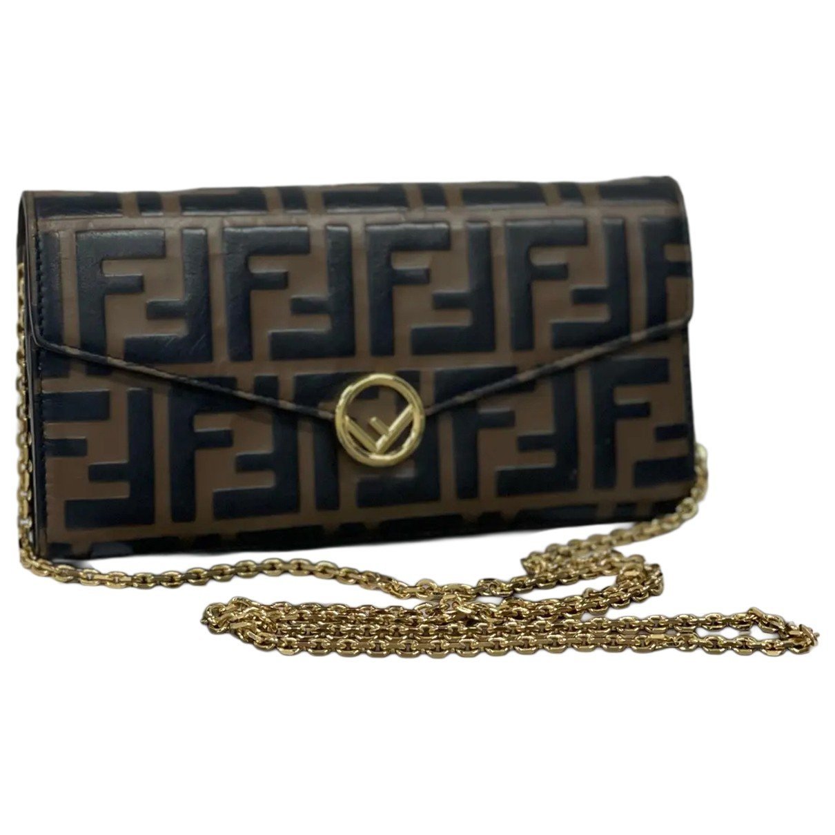 Kan I Logo leather crossbody bag