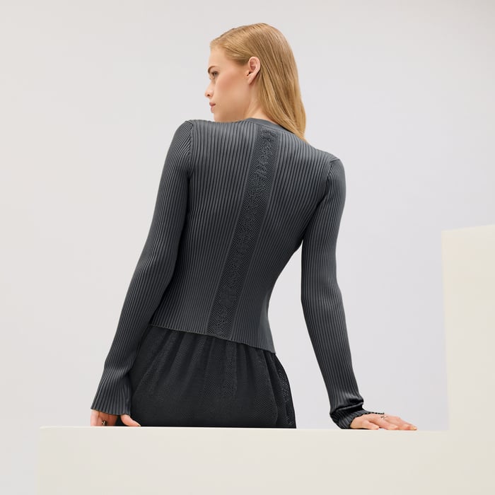 Bleu Noir Buttoned Cardigan