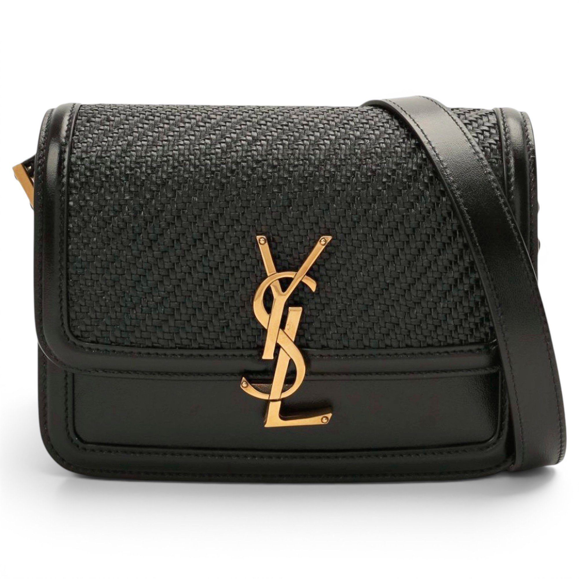 Solférino leather handbag
