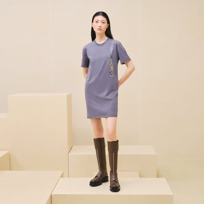 Gris Nuage "Effet Kaleidoscope" T-shirt Dress
