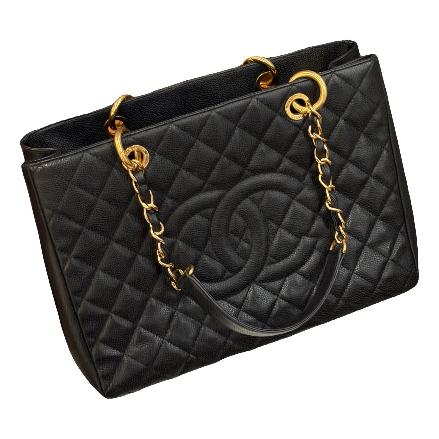 Grand shopping leather tote
