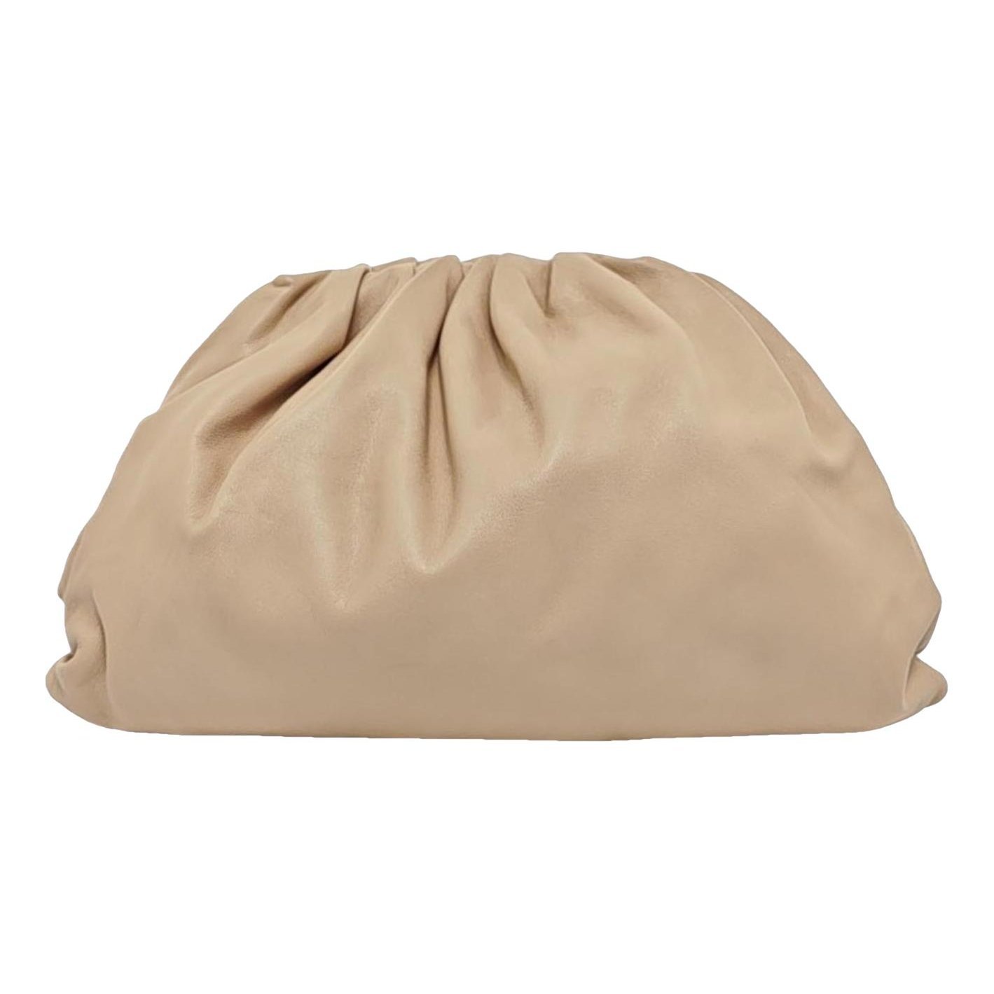 Pouch leather handbag
