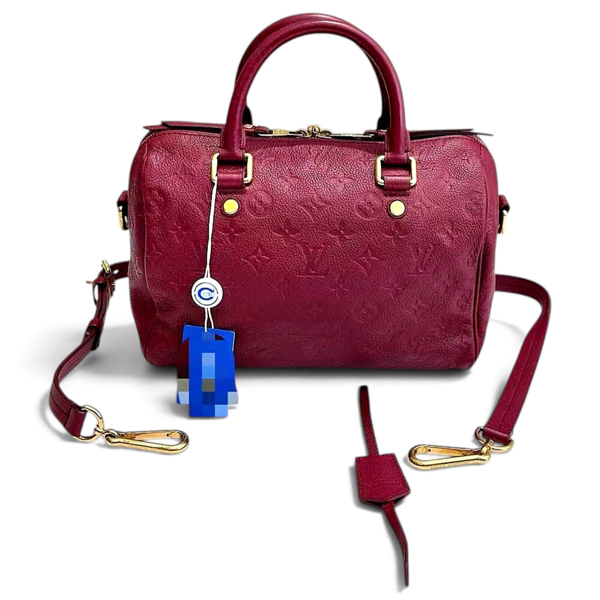 Speedy leather handbag