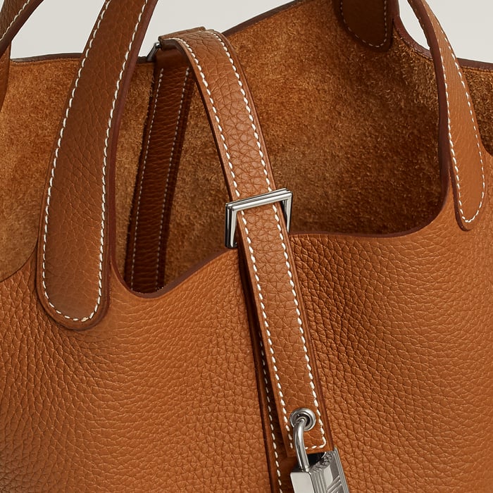 Gold Picotin Lock 18 Bag