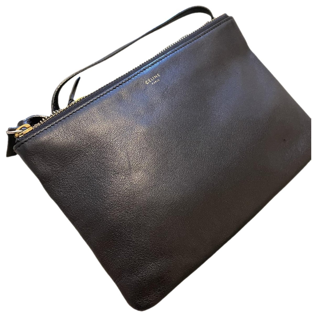 Trio leather crossbody bag