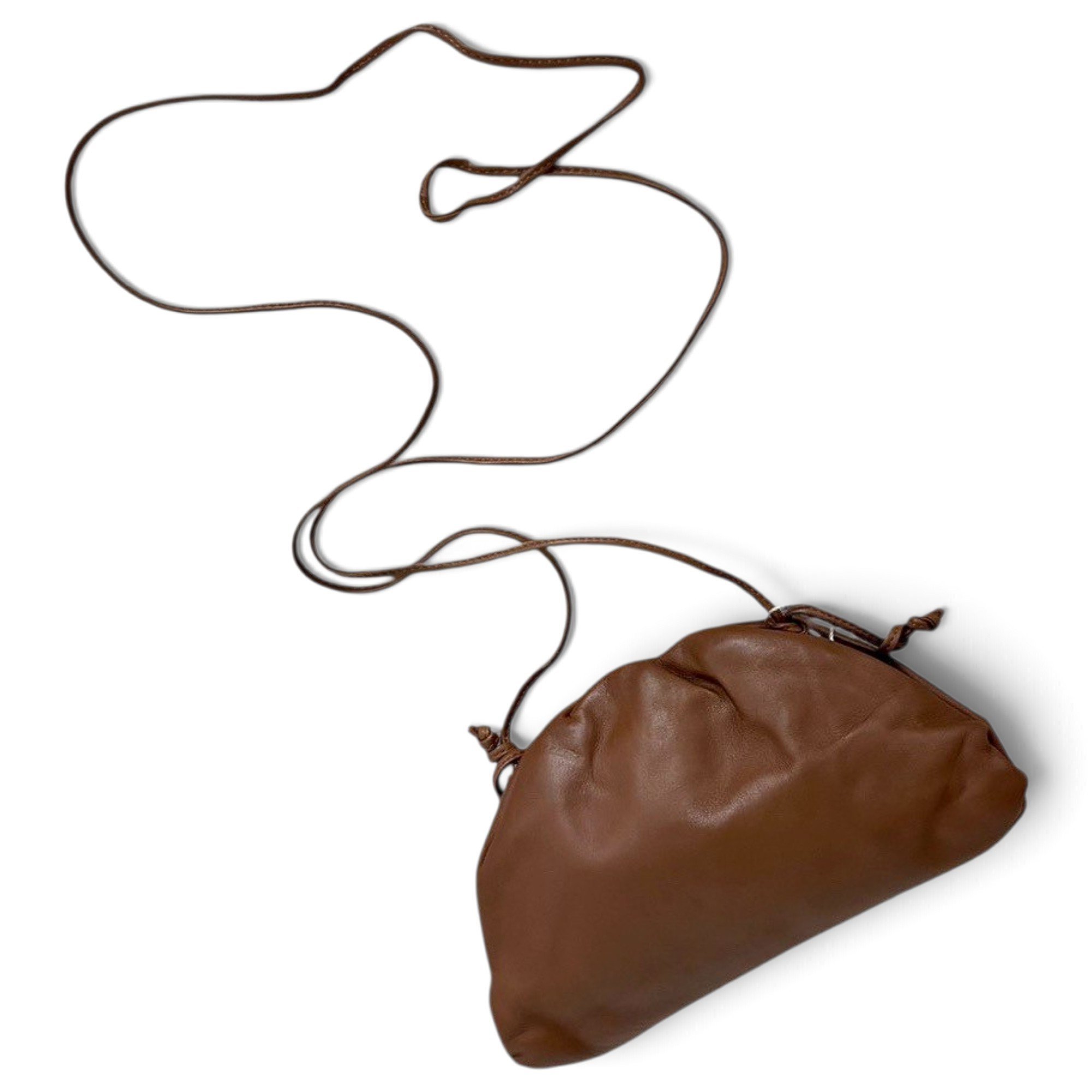 Pouch leather handbag