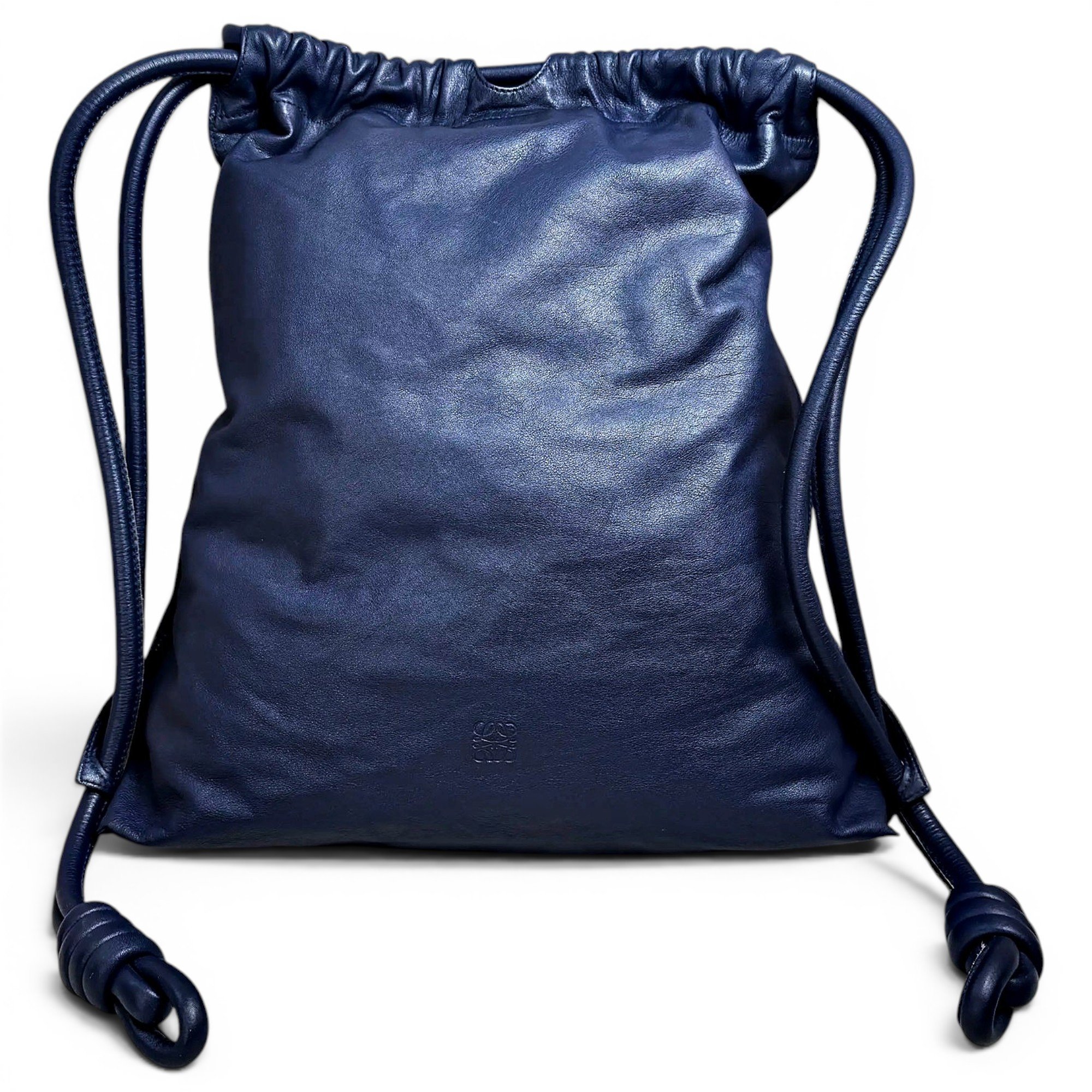 Leather backpack