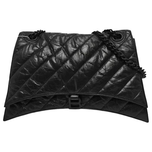 Crush leather crossbody bag