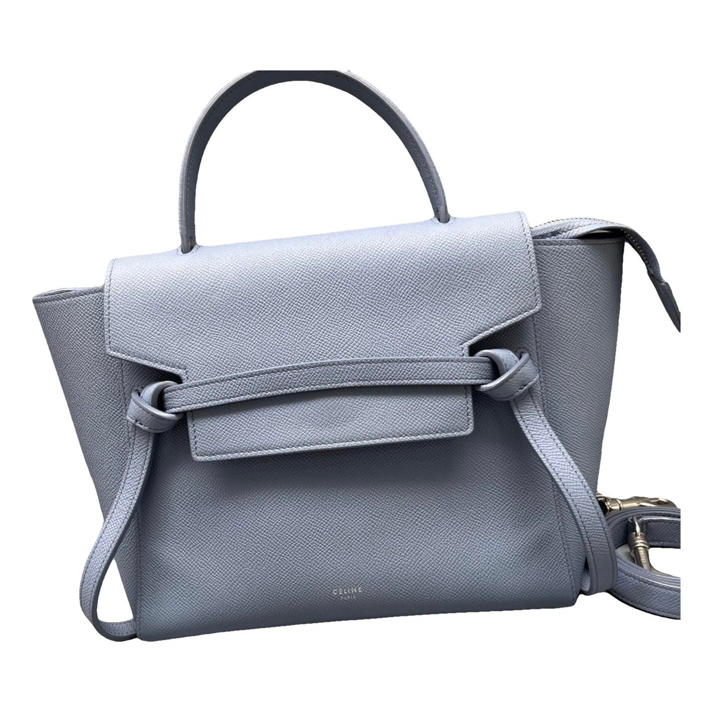Belt leather handbag