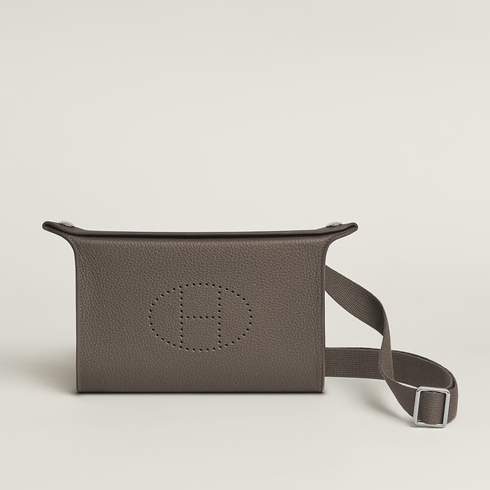 Gris Étain Hermès Videpoches Bag
