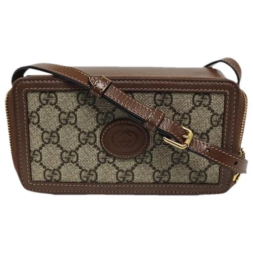 Leather mini bag