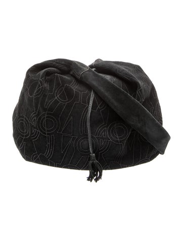 Suede Messenger Bag