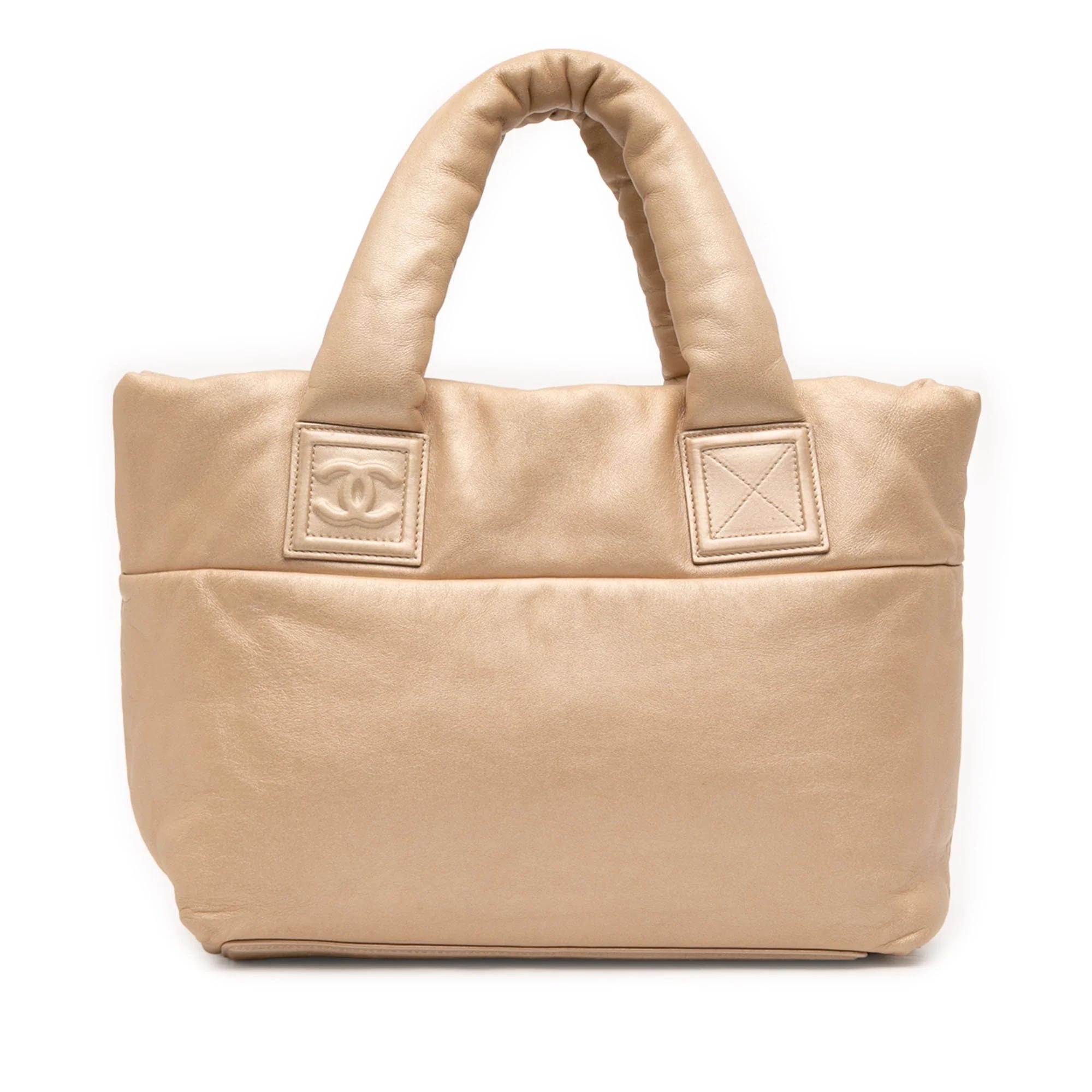 Cocoon leather handbag