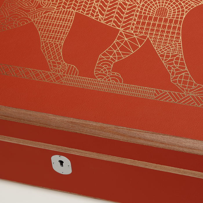 Cuivre Amalthee Panthera Deco Watch Box, Large Model