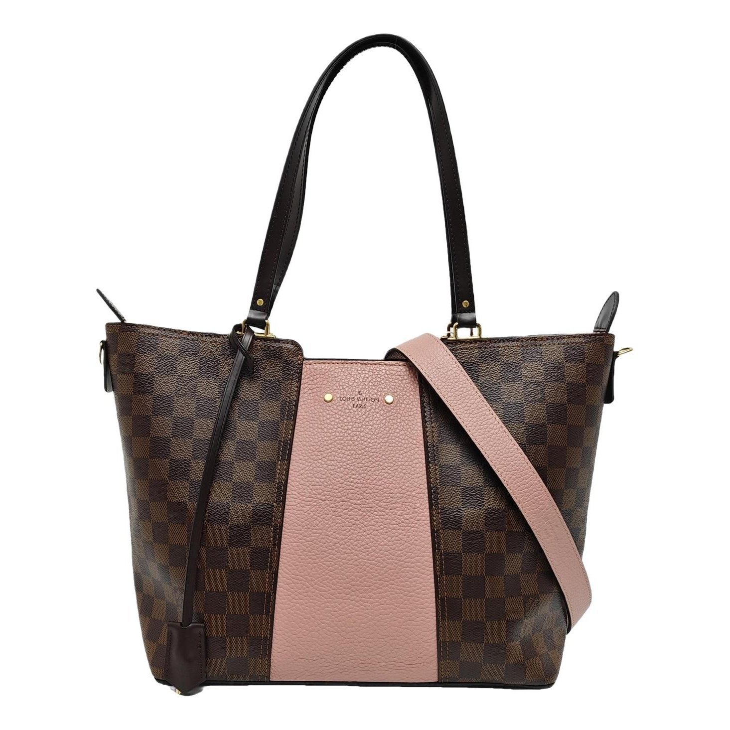 Jersey leather handbag