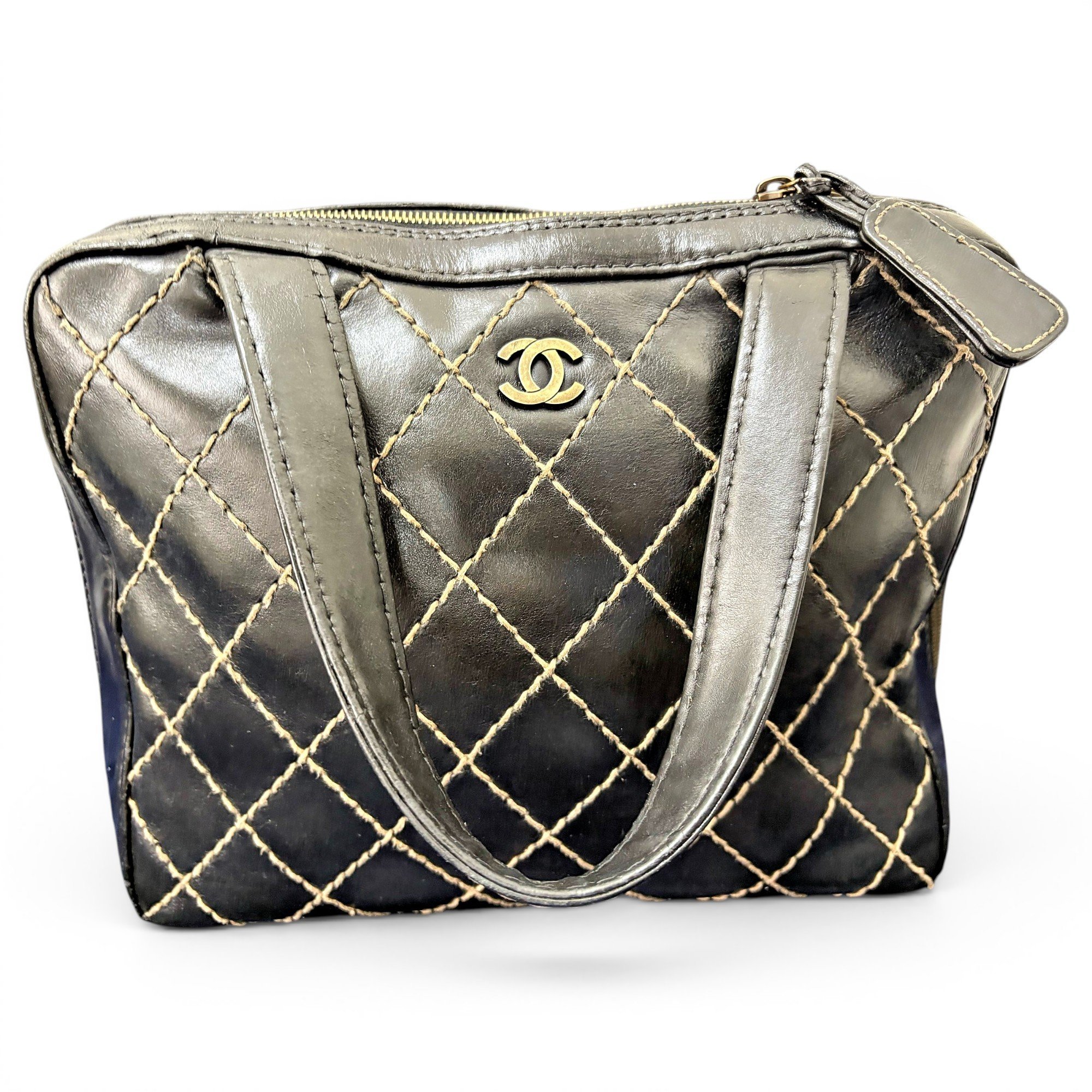 Leather handbag